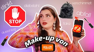 TEMU Make-up einfach MÜLL & EKELHAFT! 🚩😟🗑