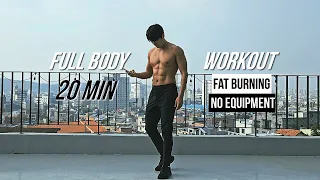 20 MIN FULL BODY WORKOUT AT HOME (Beginner | No Equipment | No Jump) 20분 전신운동 루틴 (초급자, 장비없음, 점프없음)