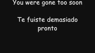 Simple Plan - Gone too soon lyrics inglés - español.wmv