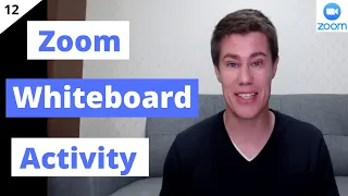 Zoom Whiteboard Activity | Teaching with Zoom | Zoom ESL Activity | Zoom Class Ideas