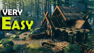 I Built A Small Starter House in Valheim, Here's How to Build It | S2 Episode19 Valheim Mistlands|