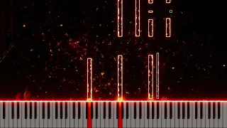 Embers - Visualized | Piano Synthesia | [VFX]