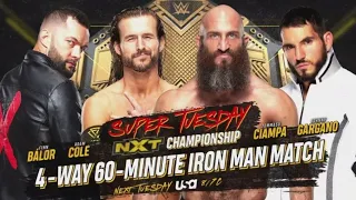 Adam Cole vs Tommaso Ciampa vs Finn Balor vs Johnny Gargano (Full Match All Entrances)