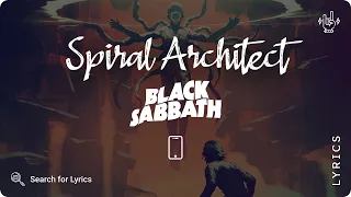 Black Sabbath - Spiral Architect (Lyrics video for Mobile)