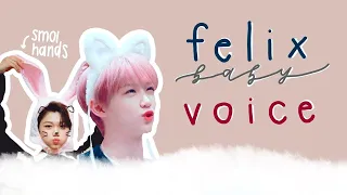 felix’s baby voice compilation to warm our hearts up