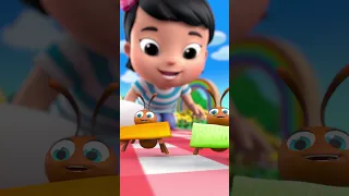 🐜🐜 Ants Go Marching! Let's Count! 🐜🐜 #shorts #littlebabybum #nurseryrhymes