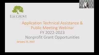 2022-23 Nonprofit Grant Opportunities Webinar