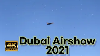 THE FINAL DAY OF DUBAI AIRSHOW 2021 | Fighter Jet Performance Part 1 | 4K