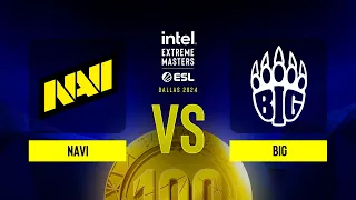 NAVI vs. BIG - IEM Dallas 2024 - Group B
