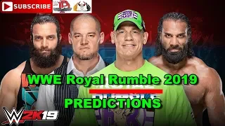 WWE Royal Rumble 2019 Мужские королевские прогнозы на матчи Прогнозы WWE 2K19