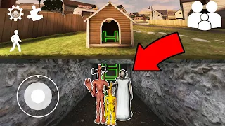 Siren Head Family vs Granny!! SECRET BASE CHALLENGE in Minecraft