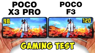 POCO X3 PRO vs POCO F3 🔥 - GAMING TEST 2022🔥 БОЛЬШОЕ СРАВНЕНИЕ В ИГРАХ! FPS + НАГРЕВ!