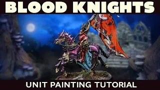 Painting Blood Knights for Age of Sigmar or Warcry!