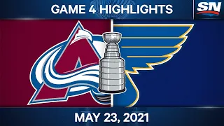 NHL Game Highlights | Avalanche vs. Blues, Game 4 - May 23, 2021