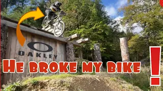 FIRST TIME RIDING DYFI BIKE PARK