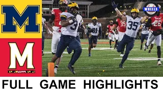 #6 Michigan vs Maryland Highlights | College Football Week 12 | 2021 College Football Highlights