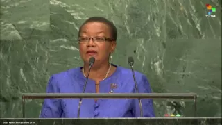 UN Speeches: Maxine Pamela Ometa McClean, Min. for Foreign Affairs & For. Trade for Barbados