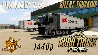 Euro Truck Simulator 2| ProMods 2.50 | Volvo Globetrotter XL | 1440p | Gameplay #5