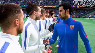 FIFA 22 - FC Barcelona vs Real Madrid C.F Ft. Depay, Fati, Aguero, | La liga 2021/2022 | Gameplay