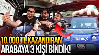 10.000 TL kazandıran arabaya Mus-Car, Nalet Bebe ve Hakkı Alkan bindi!