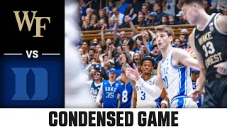 Wake Forest vs. Duke Condensed Game | 2023-24 ACC Men's Basketball