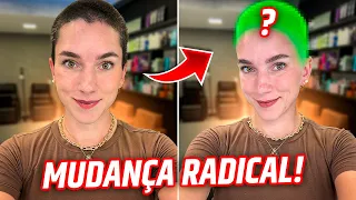 FIZ UMA MUDANÇA RADICAL NO MEU CABELO!!!