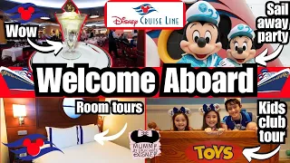 Disney Dream Cruise Embarkation Day! Stateroom Tours, Sailaway & More