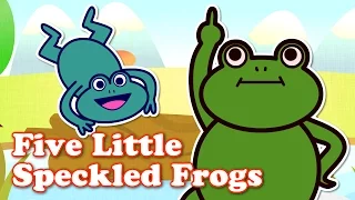 Five Little Speckled Frogs #1 | Children Nursery Rhyme | Kids Songs | Baby Puff Puff