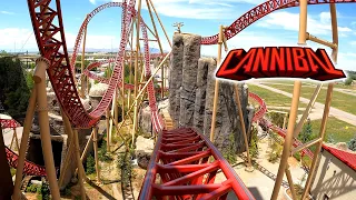 Cannibal 4K Front Seat POV - Lagoon Amusement Park