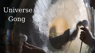 42" Universe Gong played with flumies and mallets