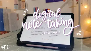 (indo sub) android digital note taking on my samsung tab s6 lite✏ || with samsung notes app!