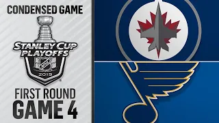 04/16/19 First Round, Gm4: Jets @ Blues