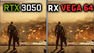 RTX 3050 vs RX VEGA 64 Benchmark – 59 Tests