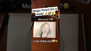 👀🔥 Look what amazing Art I made using Pencil ✍️ #shorts #short #shortvideo #reaction