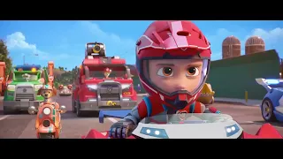 PAW Patro The Mighty Movie 2023  | PAW Patrol Stops the Junkyard Fire Scene  | Clips #cartoon