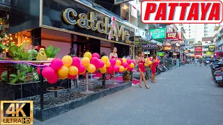 [4K] Pattaya Daytime Scenes, Soi Buakhao, Pattaya Klang, LK Metro, Beach Road