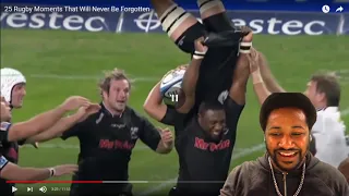 LEGENDARY!!! | 25 RUGBY MOMENTS THAT WILL NEVER BE FORGOTTEN | AMERICAN REACTION!!!