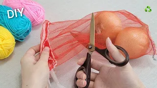 INCREDIBLE ! Genius idea from an onion net l've never seen! Best waste - DIY Recycling