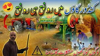 Kandore Mea Raunak Hi Raunak Ho Gai | Wheat Cutting In Kandore | Zayyan Saleem Kashmiri