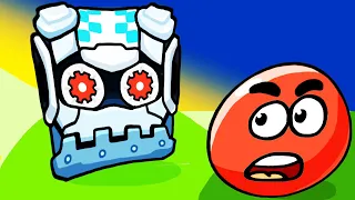 Новый КРАСНЫЙ ШАР ЧАСТЬ#5 Мультик ИГРА Bounce Red Ball 1 на канале Мистер Игрушкин