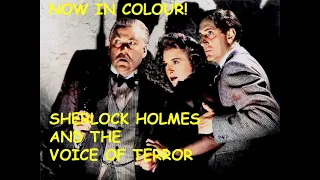 Sherlock Holmes and the Voice of Terror (1942) | Basil Rathbone coloured version