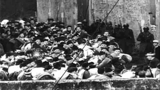 673 convicts get aboard ship La Martiniere to leave for Devil's Island in Saint M...HD Stock Footage