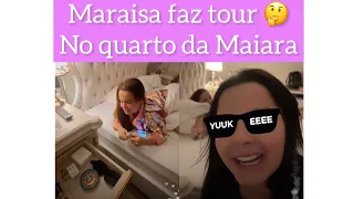 Live Maraisa mostra o quarto da Maiara