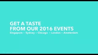 A taste of TrendWatching's 2016 Trend Events