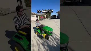 Lawn Mowing Simulator IN REAL LIFE #irl #simulator #xbox
