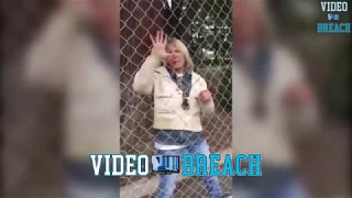 Woman Tweaker vs Wire Fence