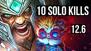 TRYNDA vs HEIMER (TOP) | 10 solo kills, 2.1M mastery, Legendary, 500+ games | BR Grandmaster | 12.6