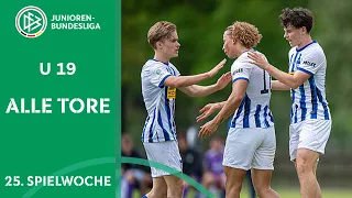 HERTHA holt die Meisterschaft, BVB siegt im Derby! | Alle Tore A-Junioren Bundesliga Woche 25