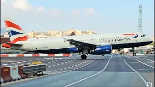 Dangerous Gibraltar Airport Plane Spotting 2018