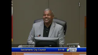 Sacramento City Council 5:00 PM - May 1, 2018